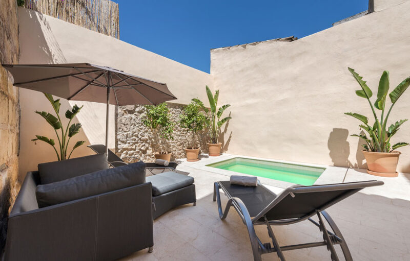 Casa Rosario holiday villa with pool in Pollensa Mallorca