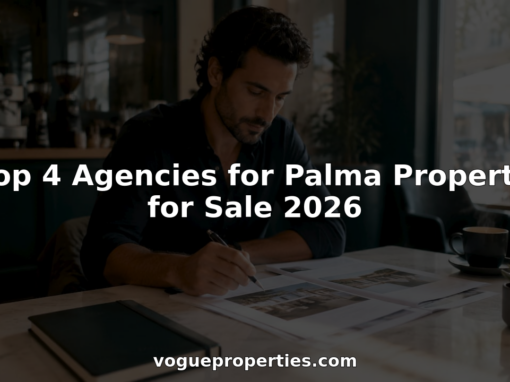 Real estate agent reviewing Palma luxury property listings