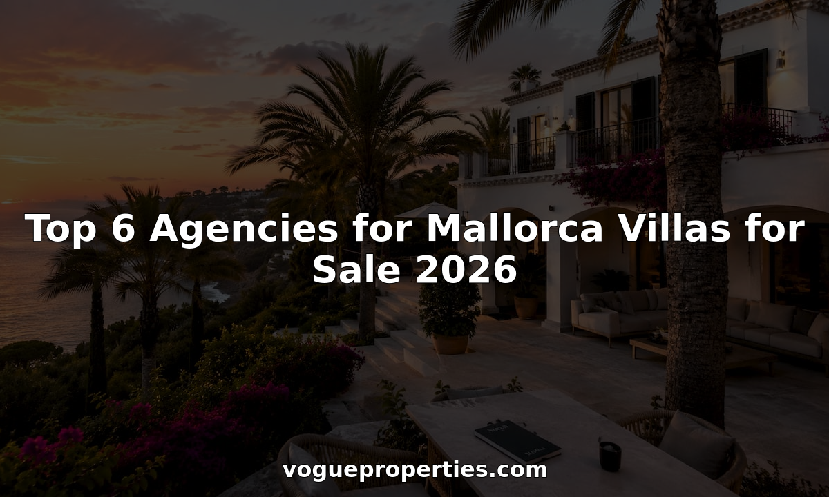 Luxury coastal villa in Mallorca at sunset