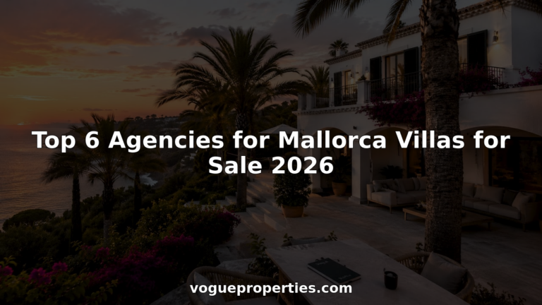 Luxury coastal villa in Mallorca at sunset