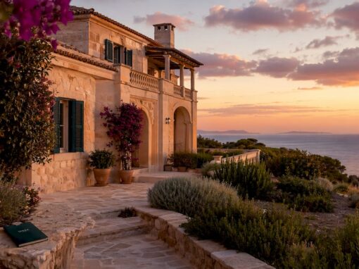 Elegant Mallorca coastal home overlooking beach
