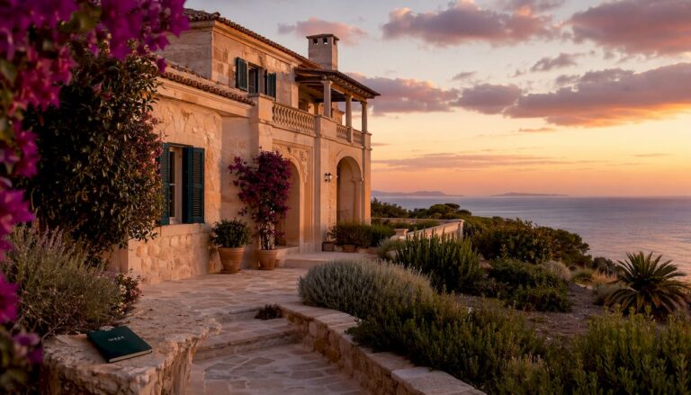 Elegant Mallorca coastal home overlooking beach