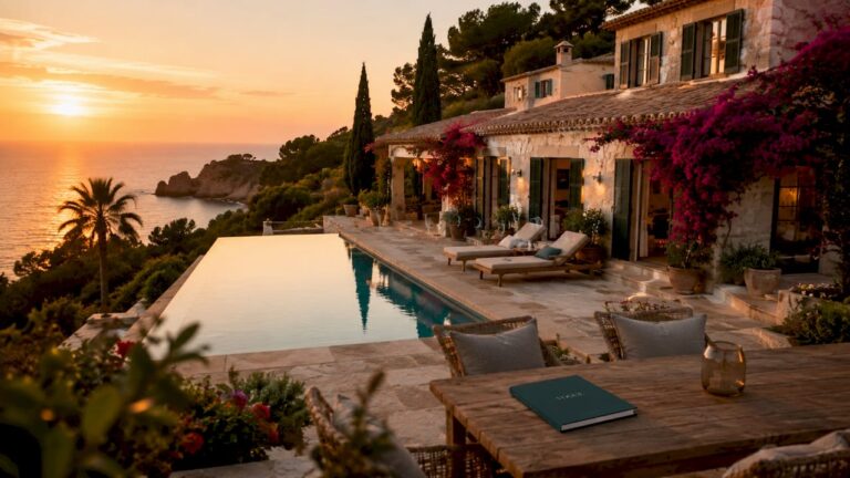 Mediterranean coastal home in Mallorca with pool