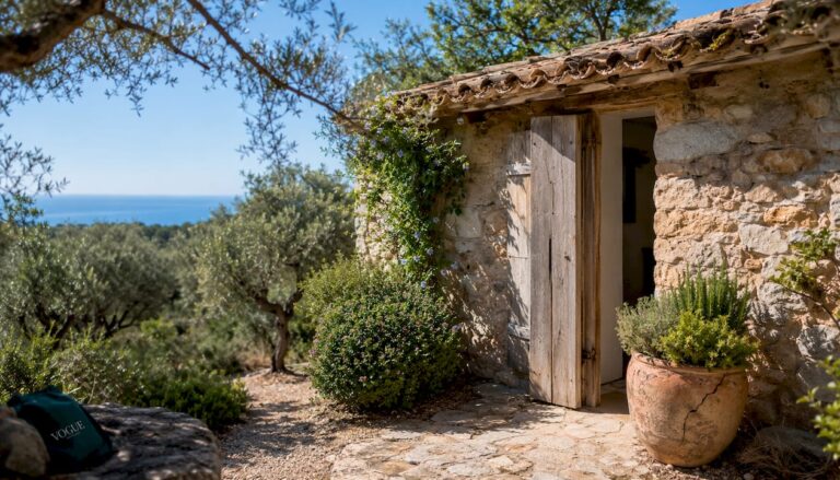 Traditional Mallorcan finca near coast