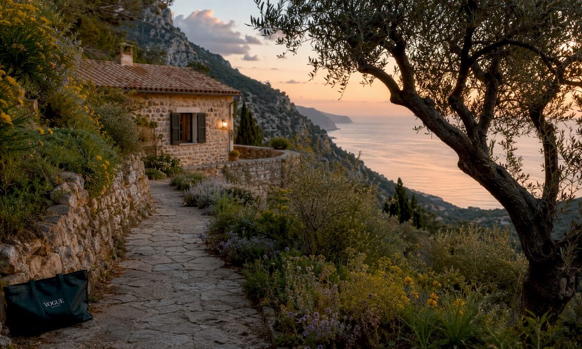Coastal mountain property with access track and sea view