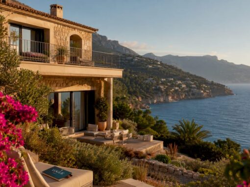 Luxury coastal villa overlooking Mediterranean in Mallorca