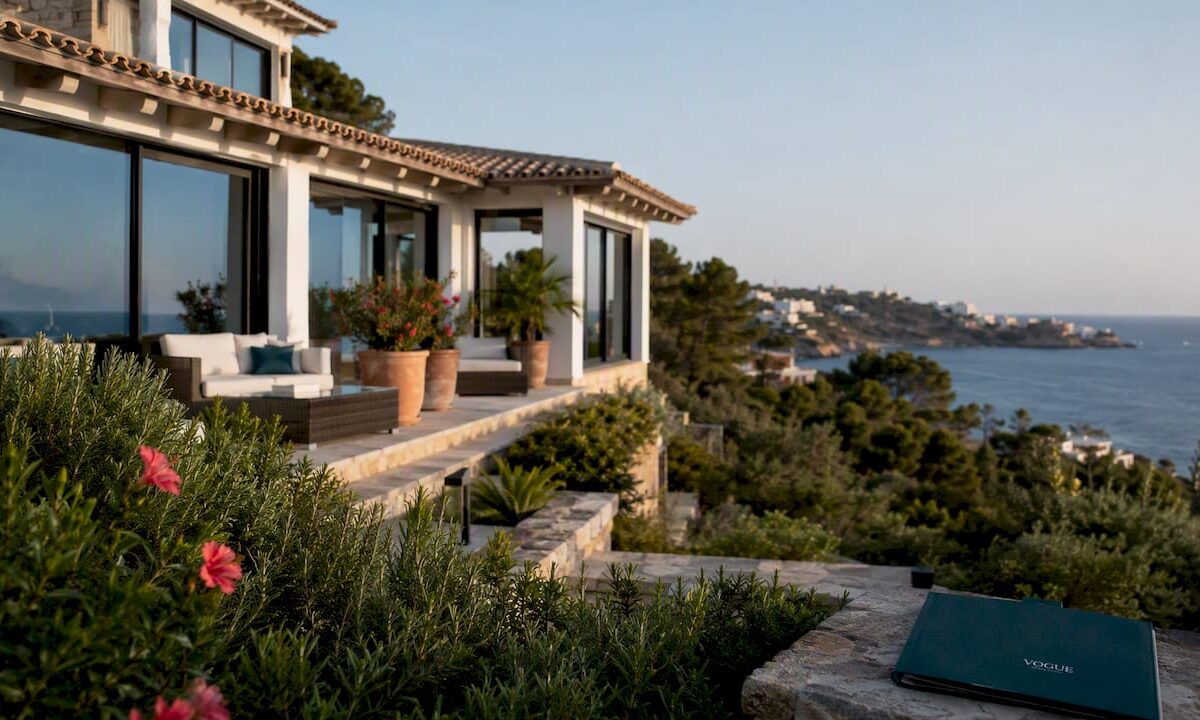 Luxury coastal villa with Mediterranean sea view in Portals Nous