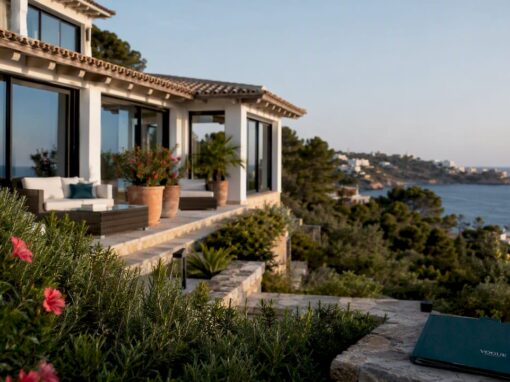 Luxury coastal villa with Mediterranean sea view in Portals Nous
