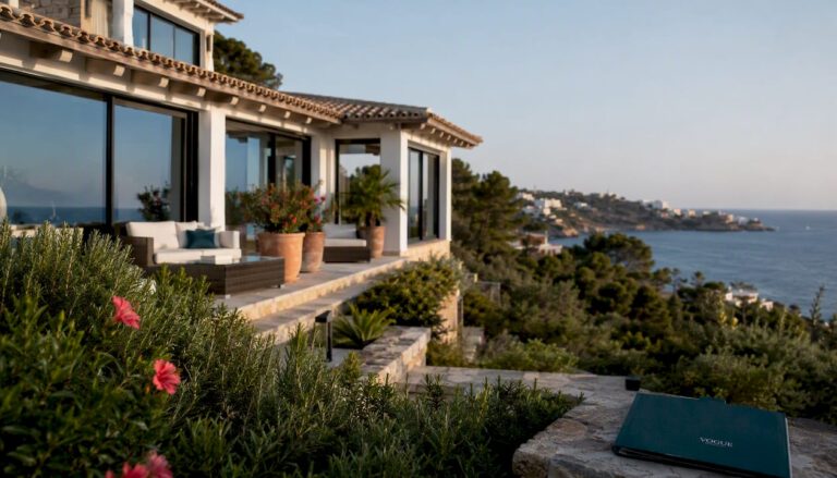 Luxury coastal villa with Mediterranean sea view in Portals Nous