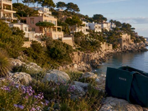 Coastal homes overlooking Port Andratx beach and sea