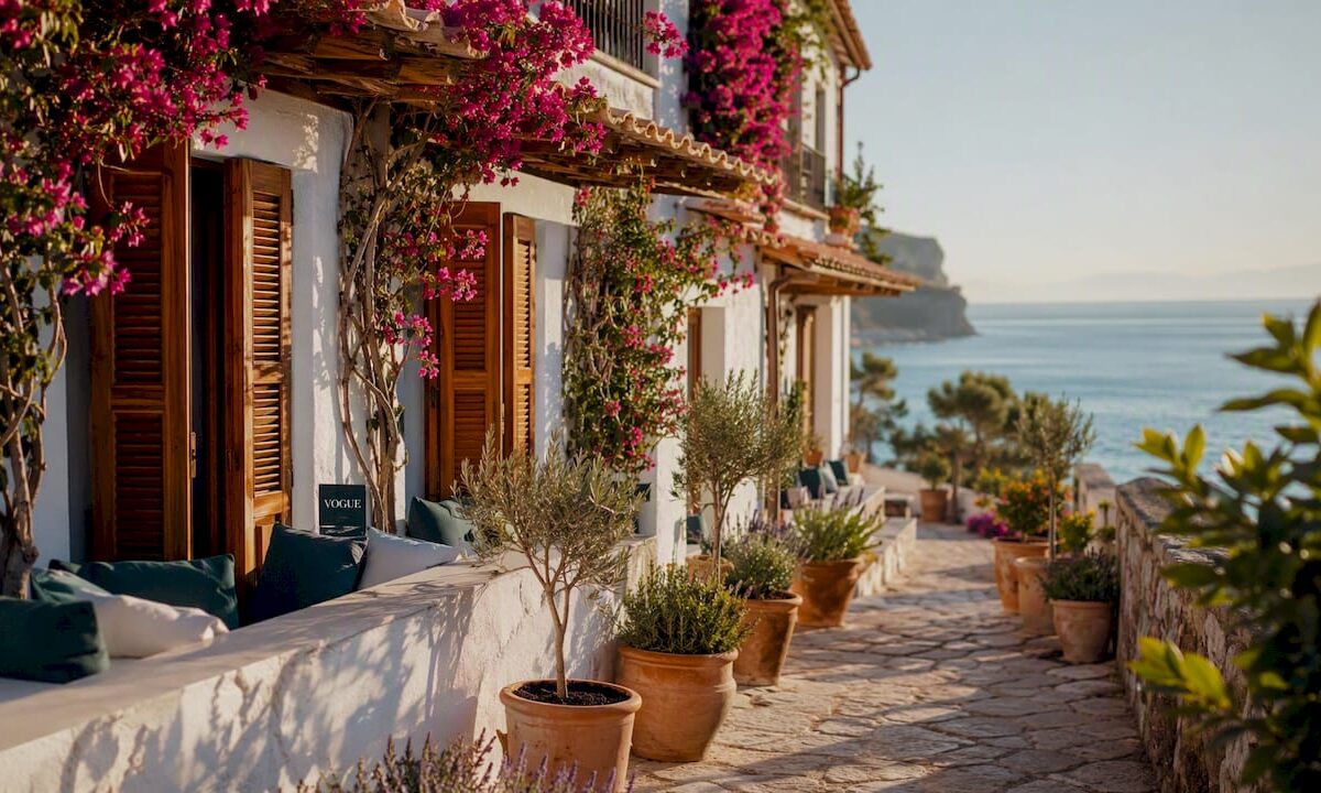 Coastal hotels and homes in Mallorca mornings