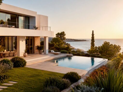 Mallorca coastal luxury stone villa exterior