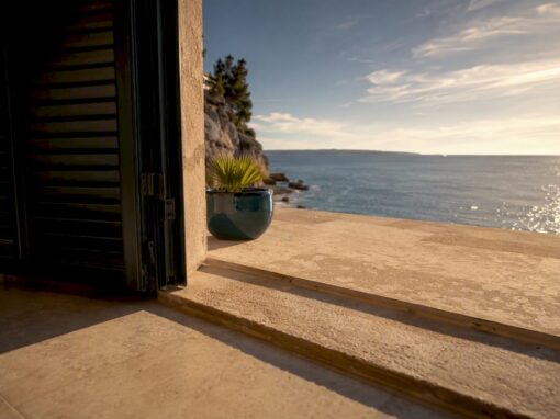 Palma coastal home terrace overlooking sea