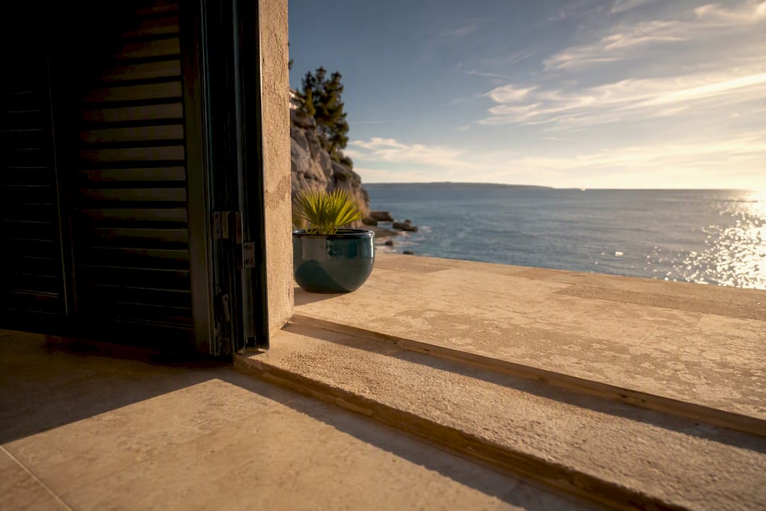 Palma coastal home terrace overlooking sea