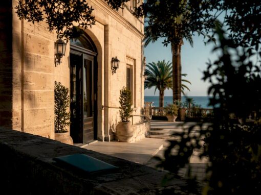 Anonymous Mallorca hotel entrance by the sea