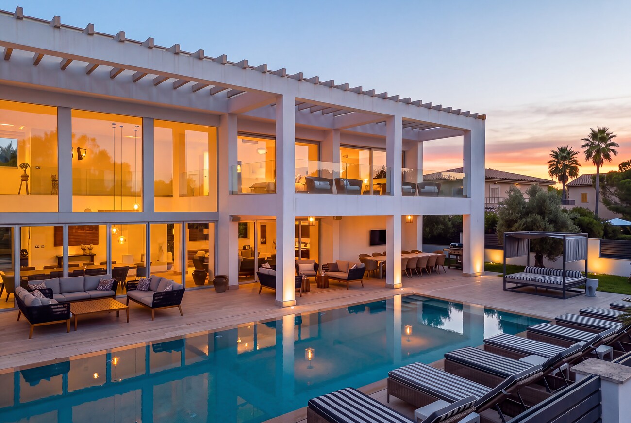 A contemporary villa for family and guests in Llenaire — PTP40788