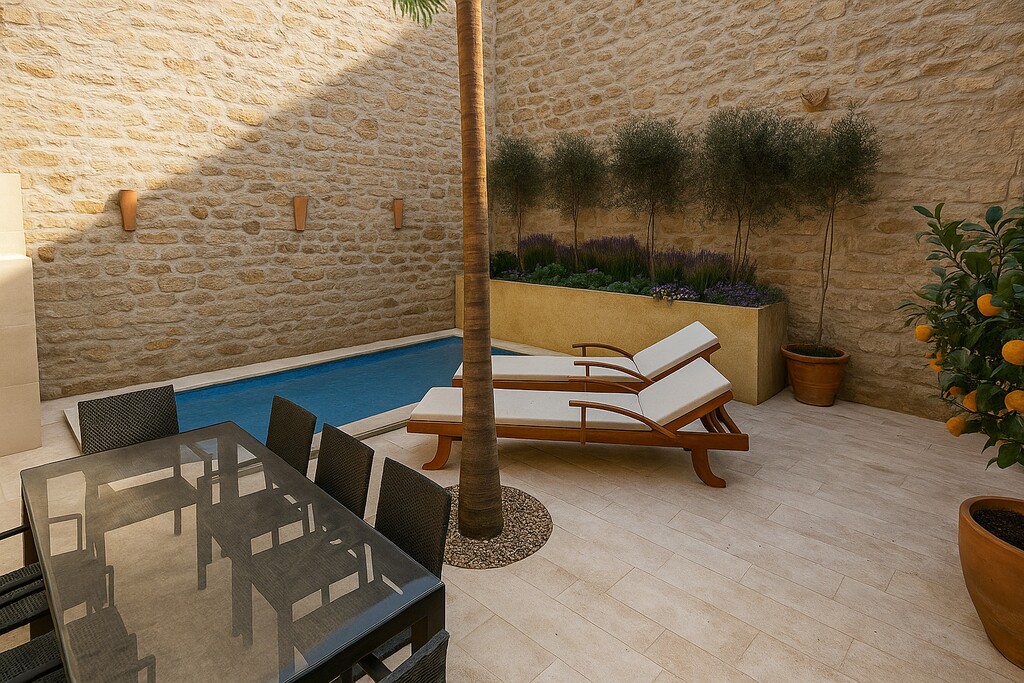 A historic townhouse with a private patio in Pollensa Old Town, reference POL2965